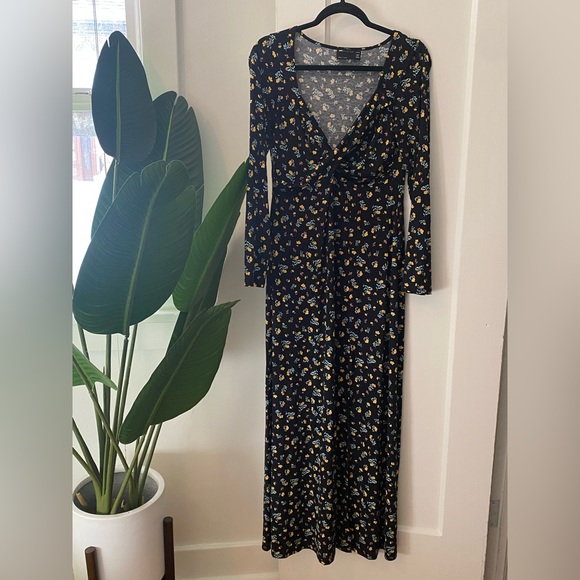 ASOS Design Maternity V-neck Maxi Dress Size 8 - Picture 5 of 7